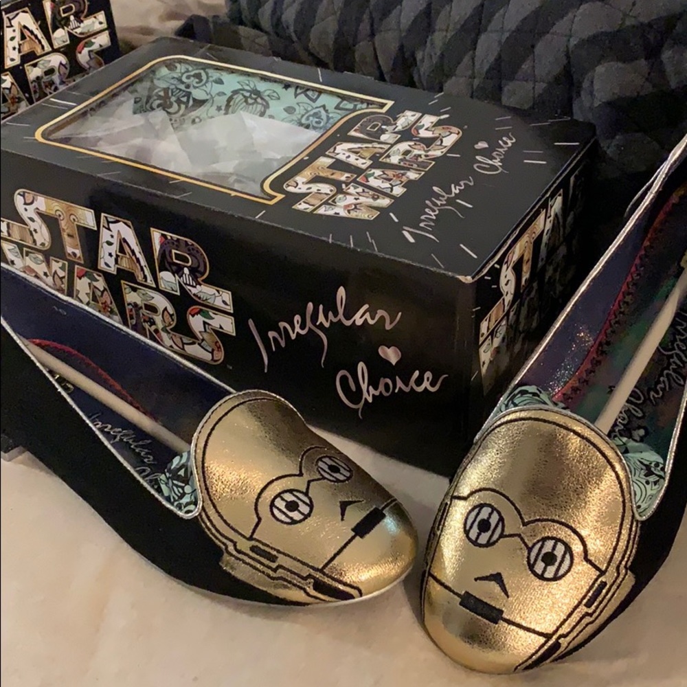 Irregular Choice STAR WARS C3PO flats